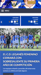 Mobile Screenshot of deportivoleganes.com